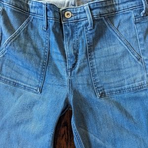 H&M high waist - flare jeans cn165 square pocket